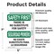 Signmission Safety Culture Sign, 5 in Width, Vinyl Decal, Rectangle, Bilingual OS-2PACK-SF-D-57-L-10831 - alternate 2